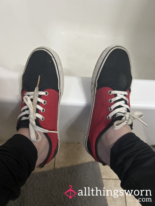 Vans Black And Red For A Vans Lover