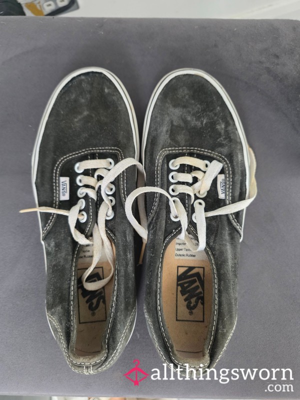 Vans Trainers, Two Summers Of Sweat Ground Into The Canvas