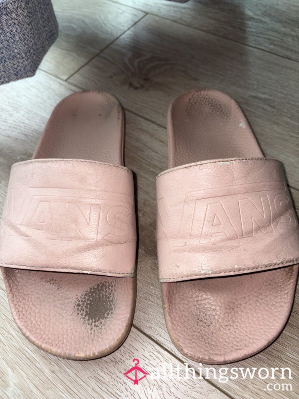 VANS WELL WORN LIGHT PINK SLIDES