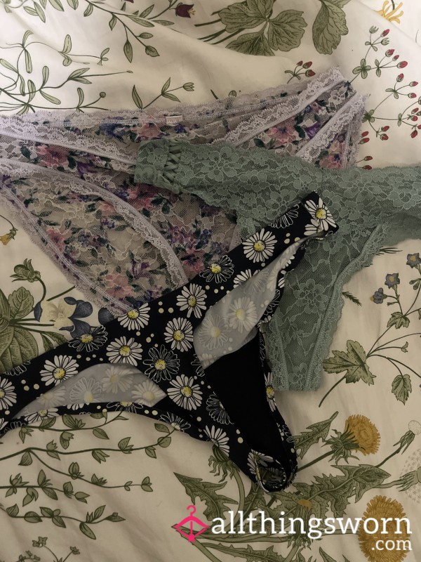 Variety Of Panties I Wear All Day Long Just For You To Have