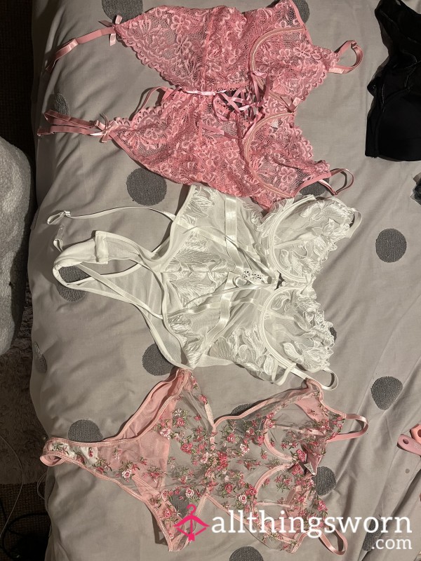Various Body Suits Worn For Your Pleasure. My Scent From My Pu**y One End And The Smell Of My Perfume The Other