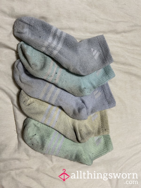 Various Colored Ankle Socks