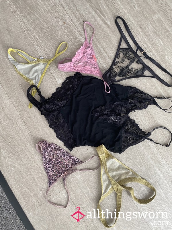 Various G~strings/thongs/bodysuits