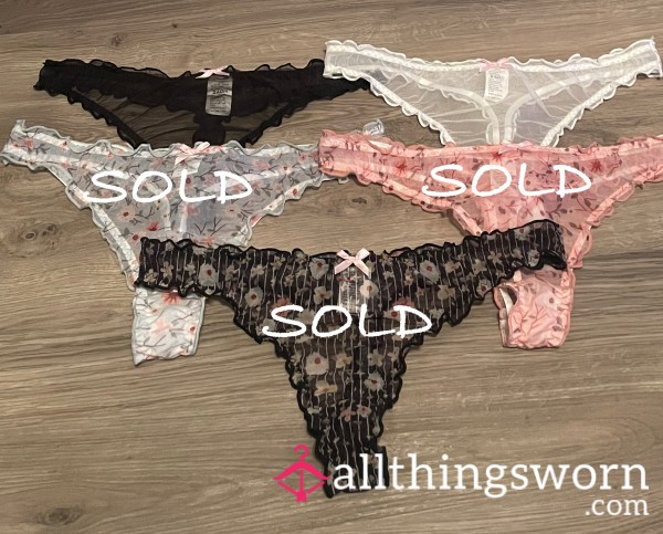 Various See Through Thongs