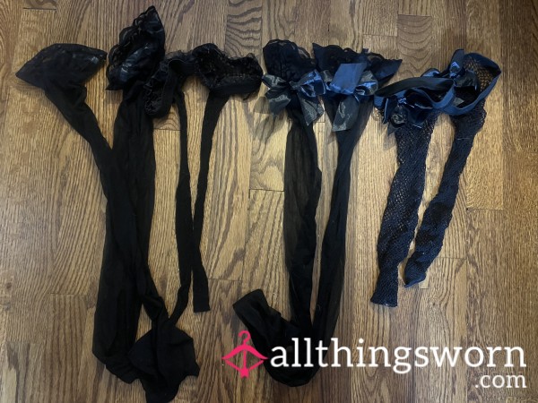 Various S**y Black Stockings