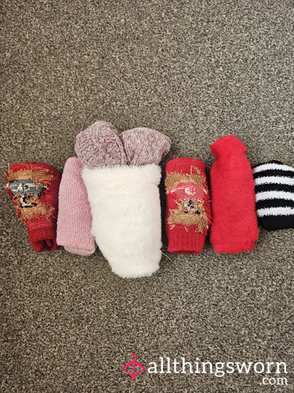 Various, Soft Fluffy Socks 🎀🧸❤️