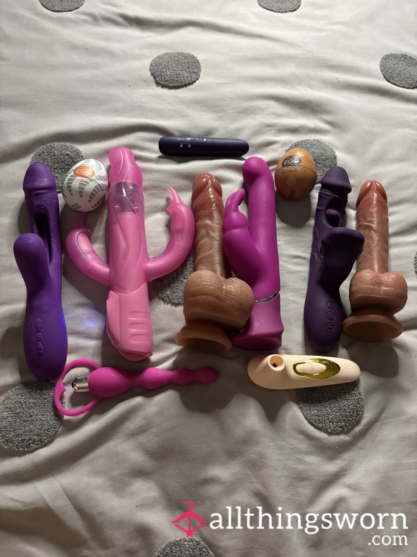 Various Toys For Your Enjoyment. You Wanna Feel Close To Me? What Better Way Than Having A S** Toy That’s Been In Me Or On Me. Will Use Before Posting If That’s What You Would Like.