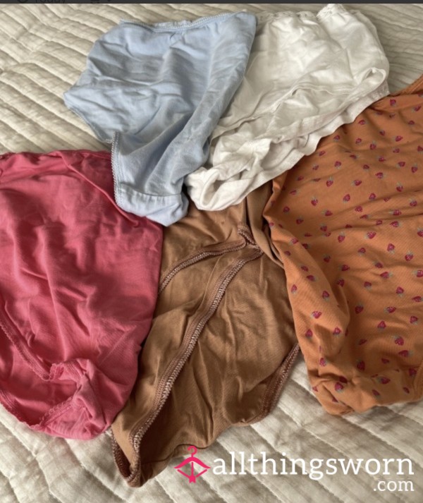 Various Used Big Girls Panties