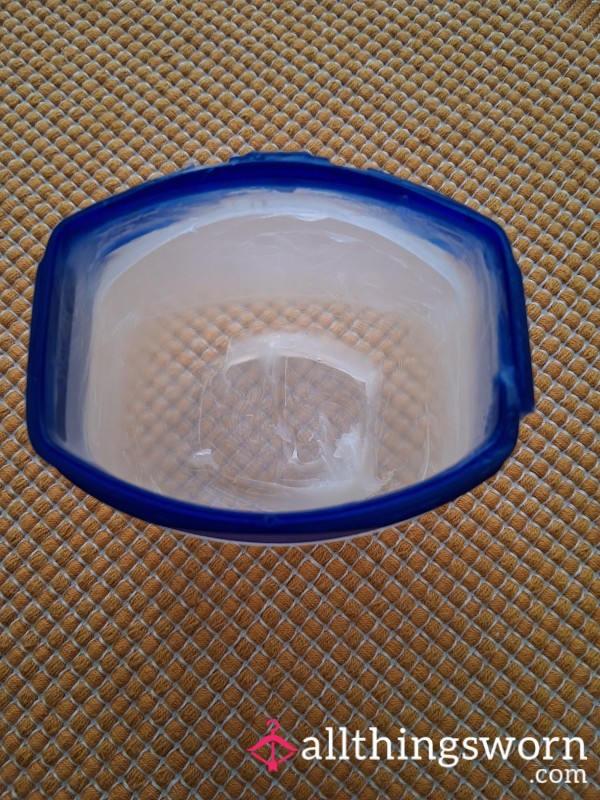 Vaseline Tub Fingered To Almost Empty