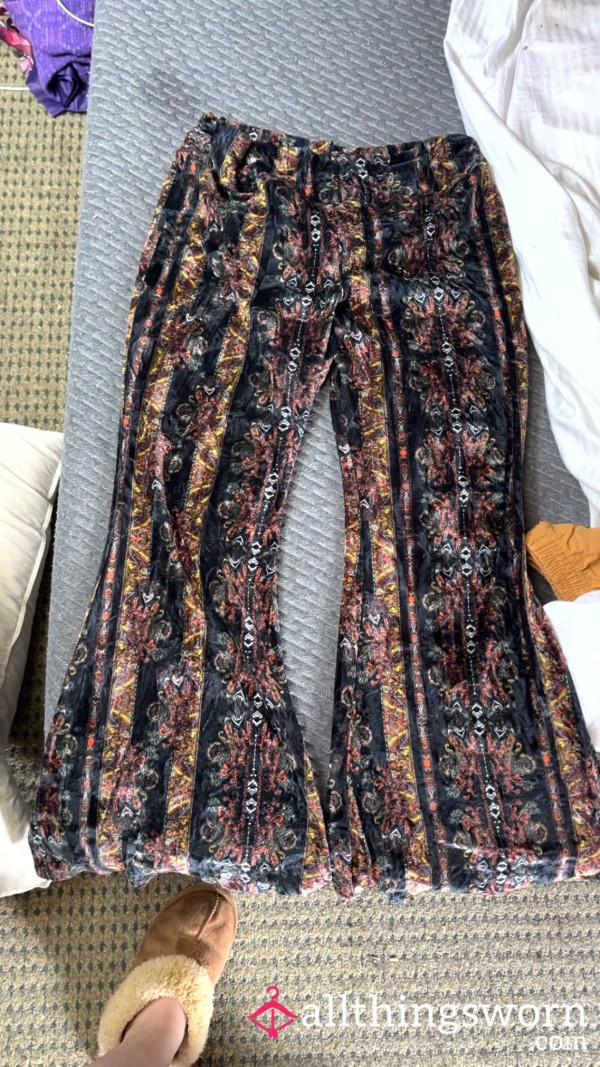 Velvet Bell Bottoms