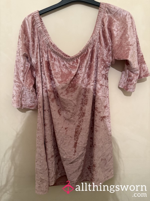 Velvet Pink Dress
