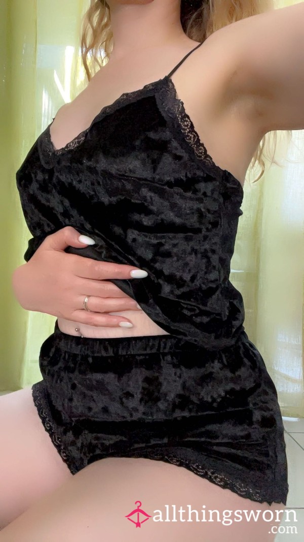 Velvet Pj’s Worn 5 Nights No Panties On 😉