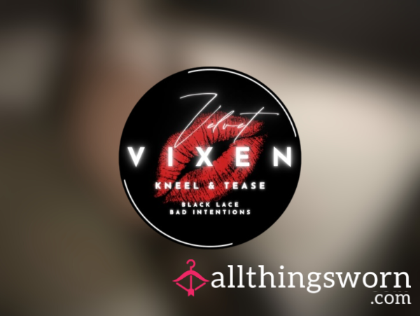 Velvet Vixen's Kneel & Tease Bundle ⁓ Black Lace, Bad Intentions