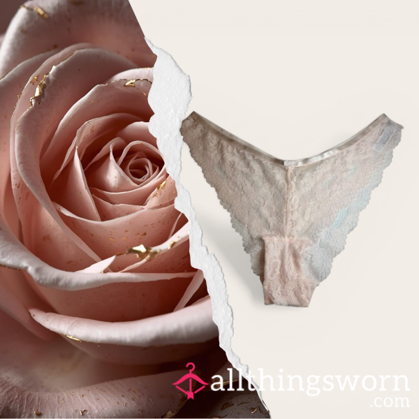 Soft Addiction ⋆ Well Worn Lace Panties ⋆ Cotton Gusset ⋆ 24 Hour Worn ⋆ Warm Natural Scent