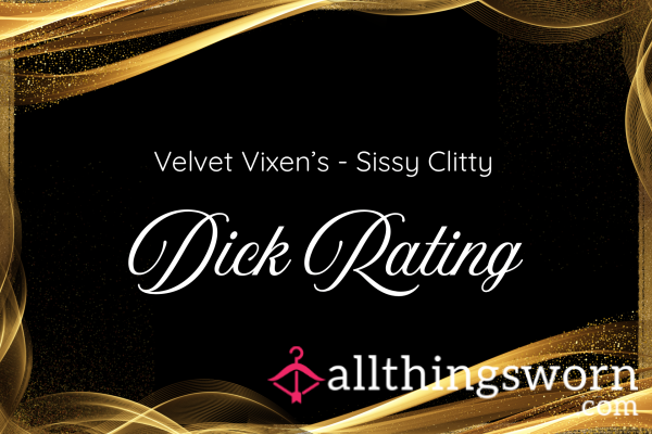 Velvet Vixen’s Sissy Clitty Rating - Exposed, Judged & Femmed To Filth