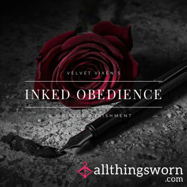Inked Obedience ⋆ Written Punishment
