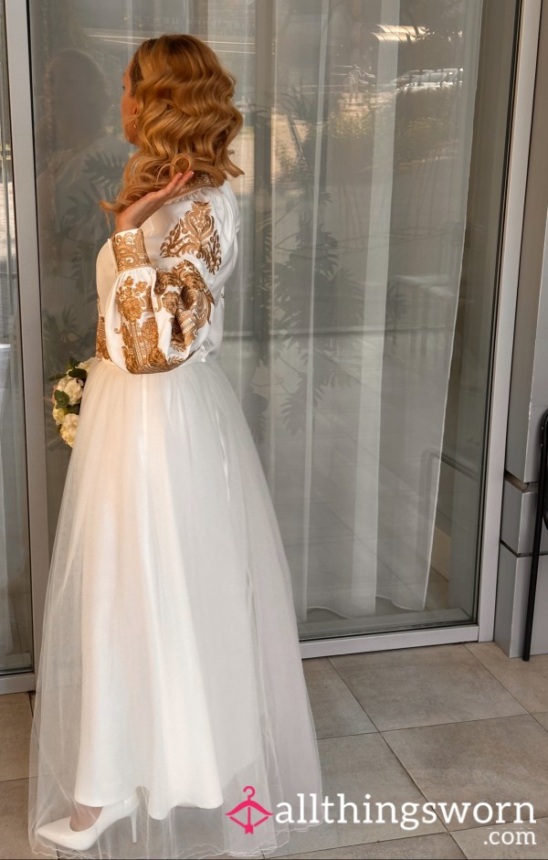 Verführtes Weiß – Mein Getragenes Brautkleid Sucht Einen Verehrer