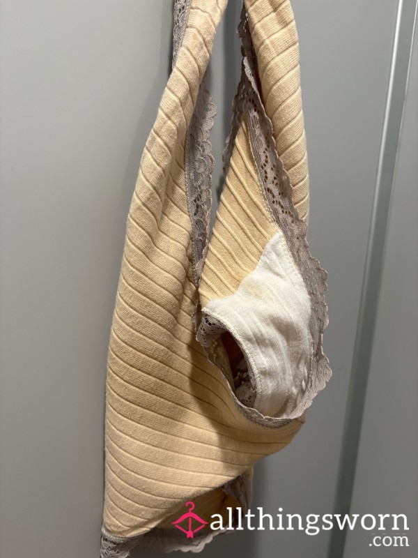 Very Dirty Gym-worn Panties, Then Worn All Through A Hot Summer Night While I Was Feeling Incredibly Turned On