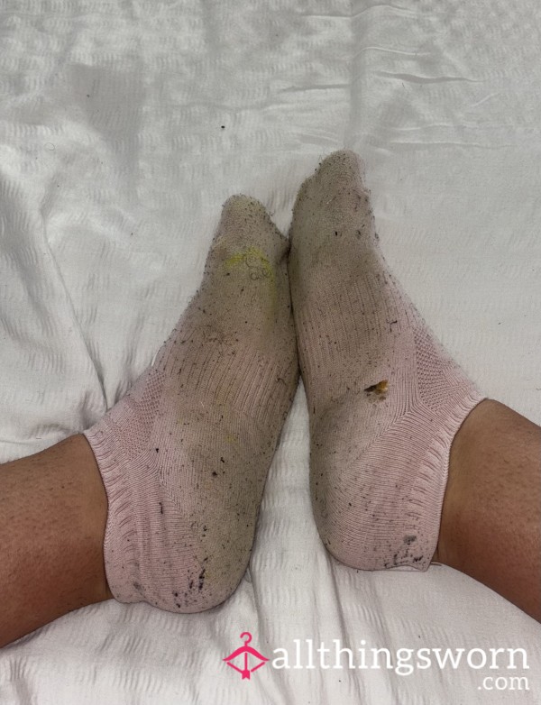 Very Dirty Pink Socks