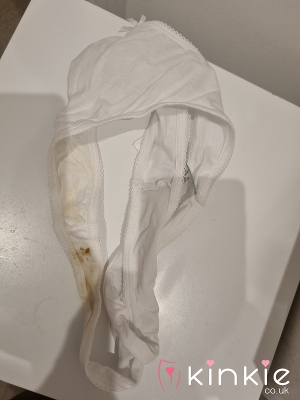Sisters Dirty Thong Ready To Post! Strong Scent!