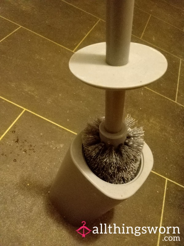 Very Dirty Toletbrush And Holder