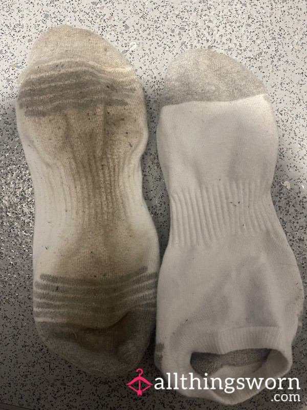 Very Dirty White Ankle Socks 🧦