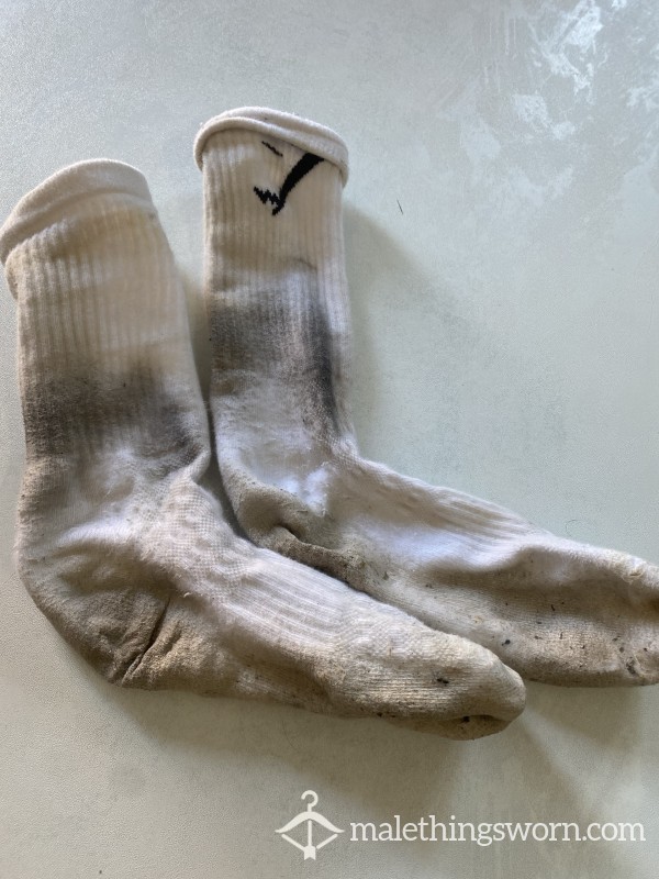 Very Dirty White Socks