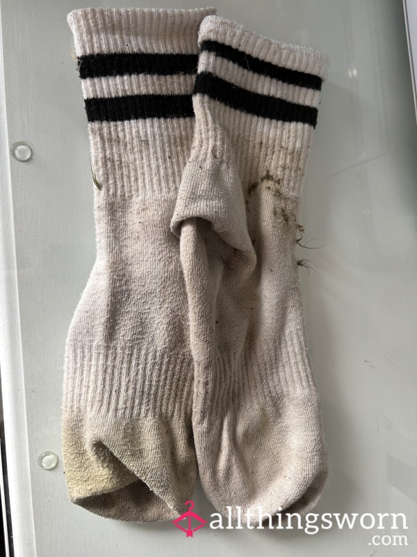 Very Dirty White Socks