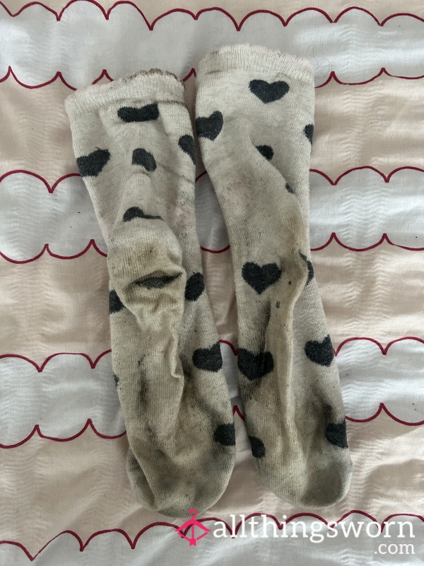 Very Heavily Worn 4+ Day Socks