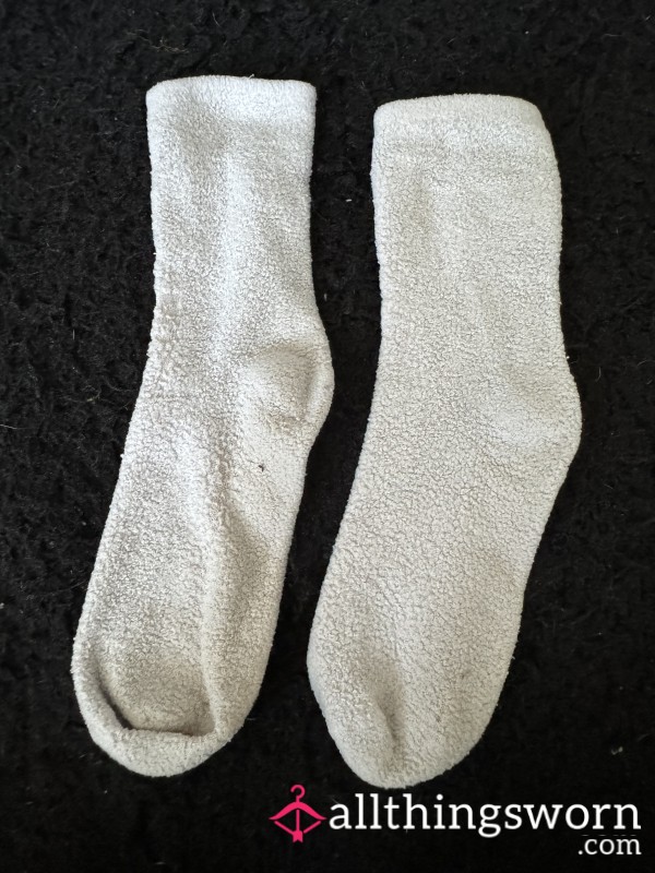 Very Light Pink Soft Socks 🤍💓 Well Worn