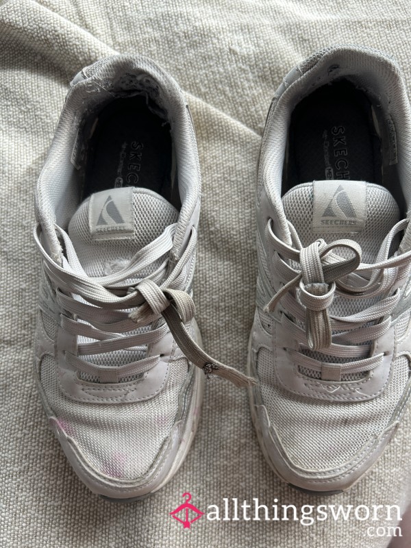 Very Loved And Very Very Used Skecher Trainers