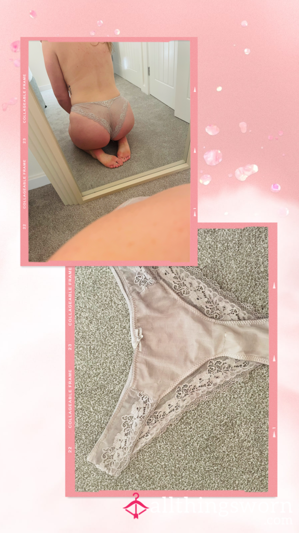Very Old Faded White Panties