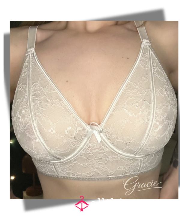 Gracie’s Lace White(ish) Bra 🤍