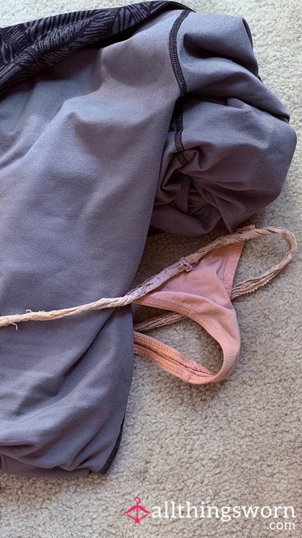 Very Old Ripped Gym Thongs