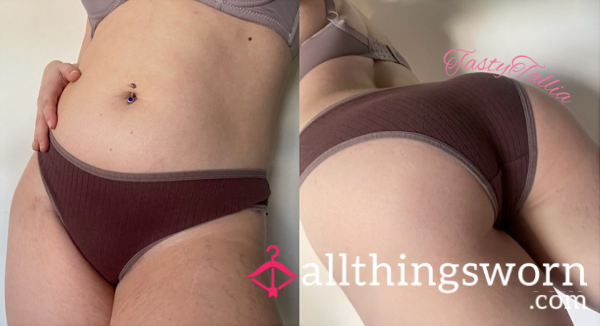Old Worn Brown Panties With 24hr Wear 💕