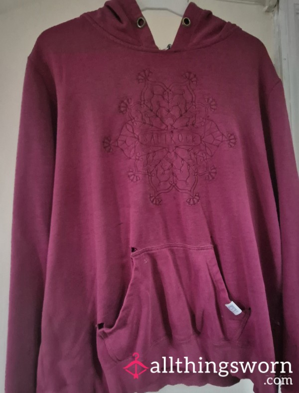 Very Old Very Very Worn Hoodie With A Few Holes