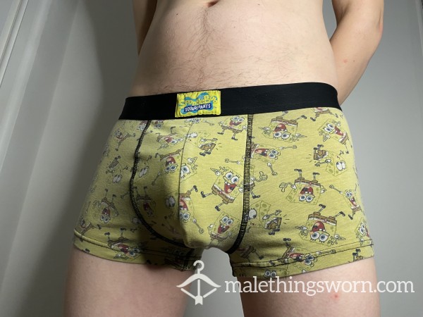 Very Old Yellow SpongeBob Boxers