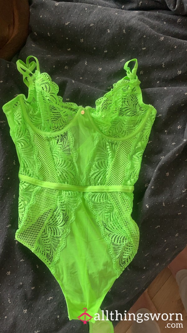 Very S**y Green Bodysuit