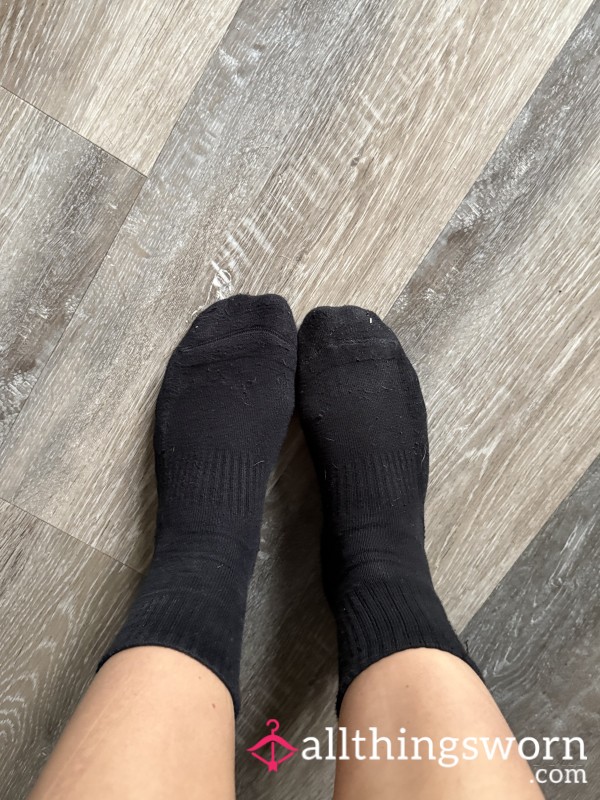 Very Sweaty And Smelly Black Socks