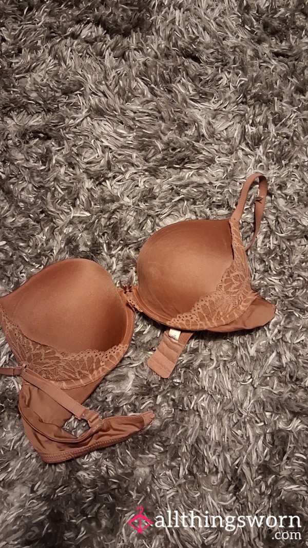 Very Sweaty Copper Colored Bra