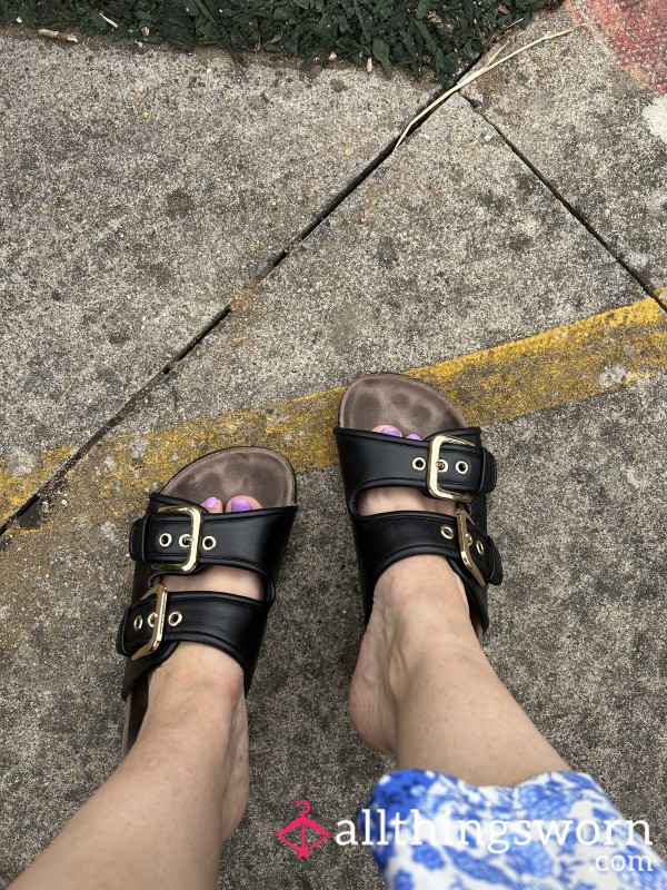 Very Sweaty Sliders On My Little Toes Size 3