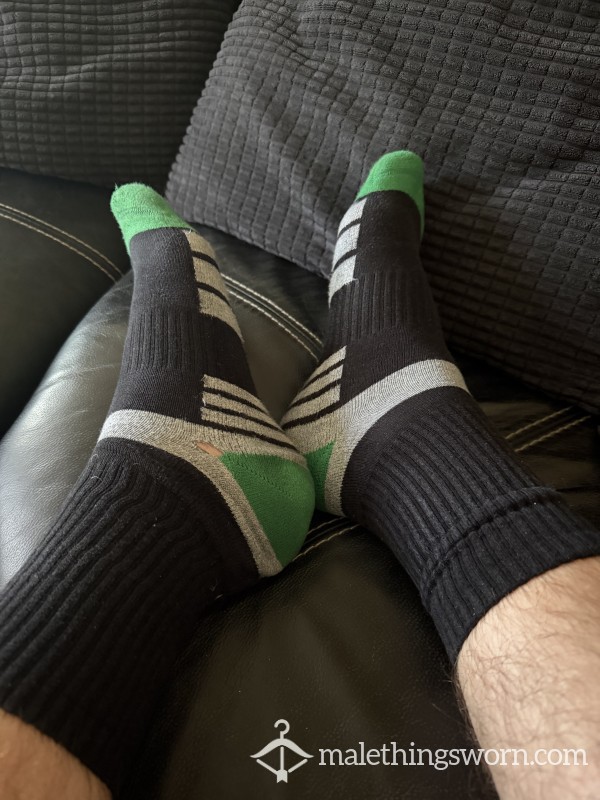 Very Sweaty Work Socks. Wet And Smelly.