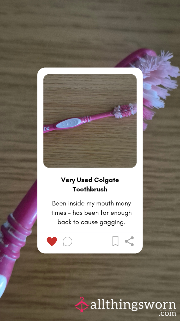 Very Used Colgate Toothbrush