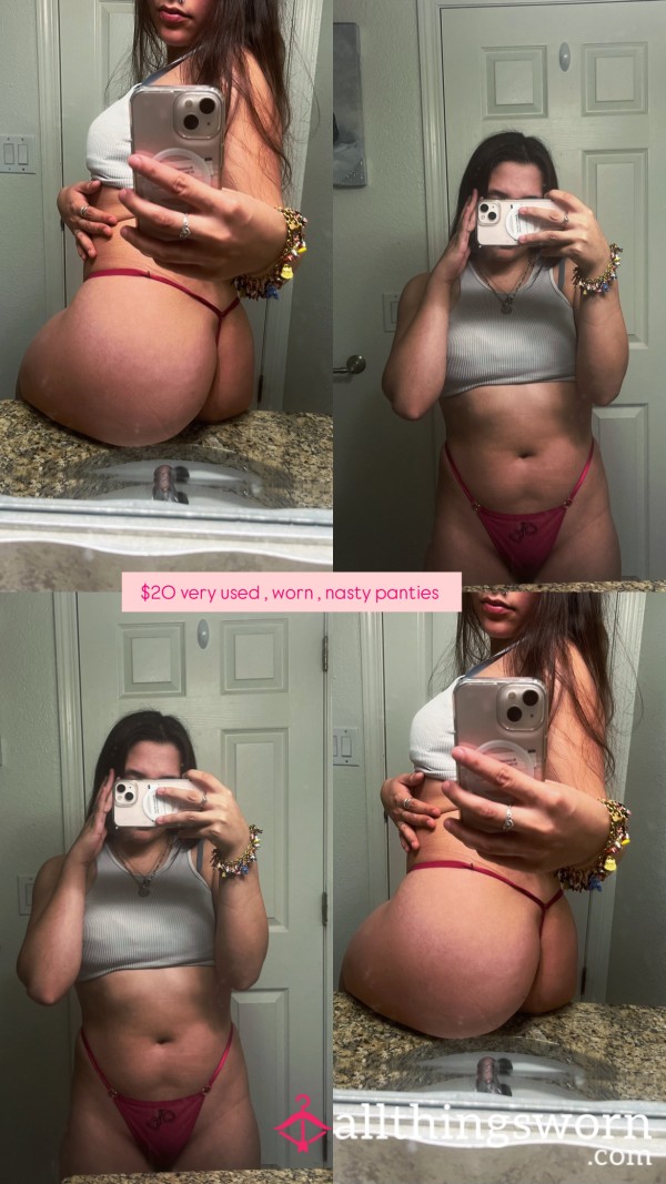 Very Used Pink G-string 💋💞