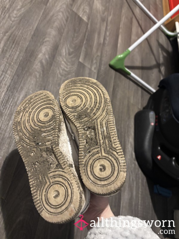 Very Used Dirty White Air Force