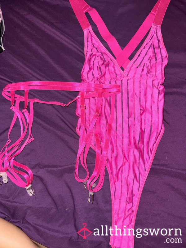 Very Used S**y Pink Lingerie