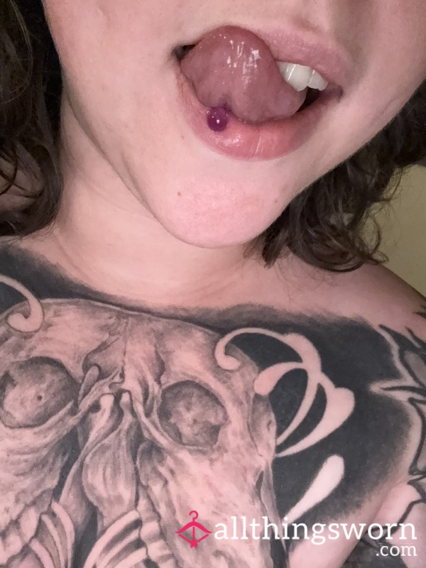 Very Used Tongue Piercing