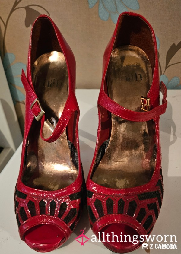 Very Very Old P**phole Heels Worn Many Times By Goddess Price Does Not Include Postage