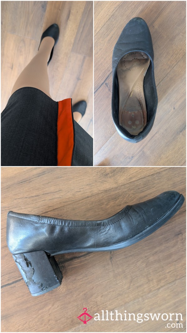 Very Well Loved And Used Cabin Crew Shoes