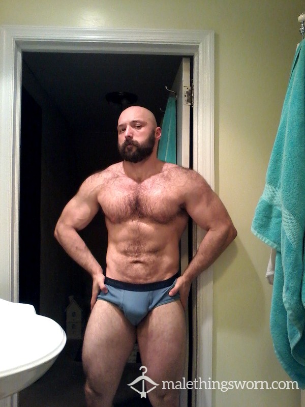 Very Well Used Pastel Blue Underwear